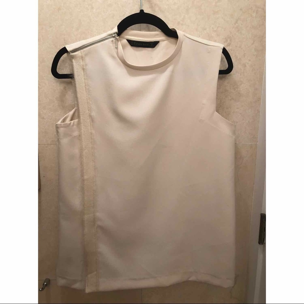 Zara ivory top
